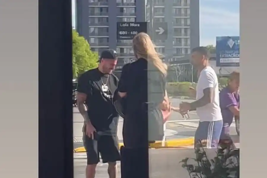 De Paul buscó a sus hijos en Puerto Madero