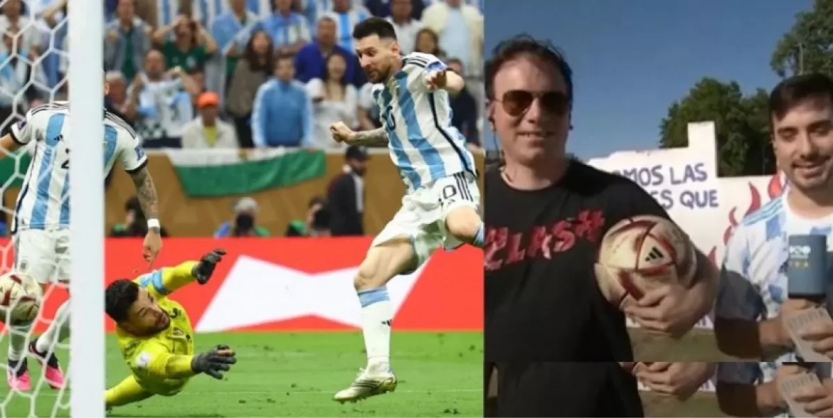 ¿Cómo llegó la pelota del último gol de Messi en la final a la Argentina?