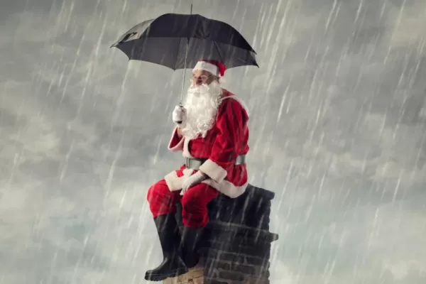 Una Nochebuena pasada por agua y bajo techo