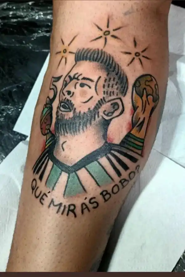Messi, el Dibu Martínez y Otamendi: mirá los peores tatuajes en homenaje a la Selección argentina
