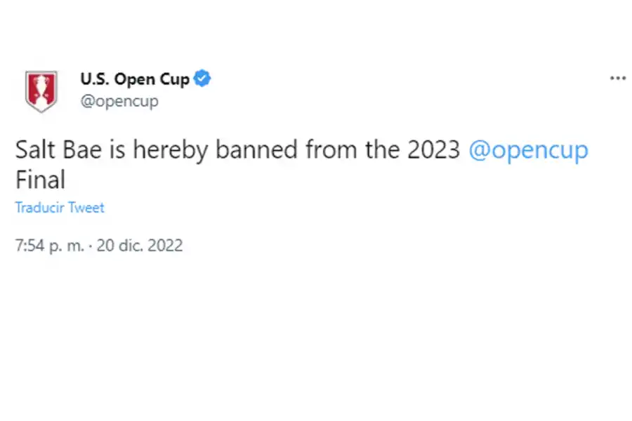 El chef turco Salt Bae fue declarado persona no grata, tras el escándalo con la Copa del Mundo