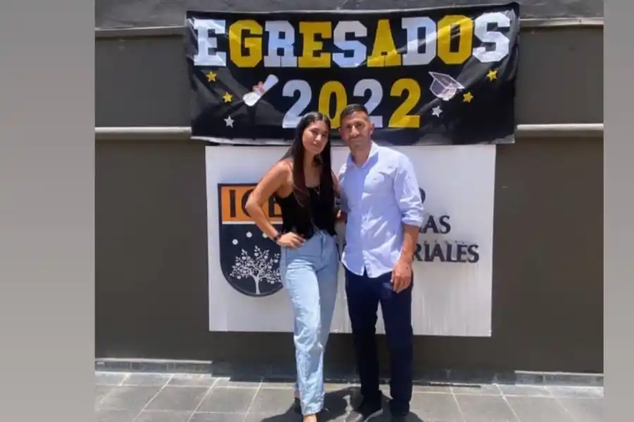 Luciana Guzmán y su esposo Guillermo Acosta.