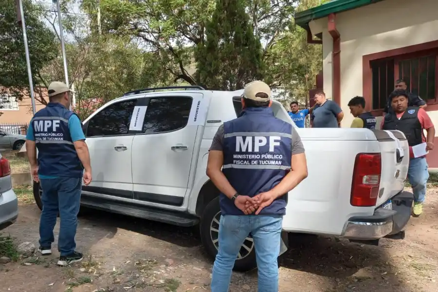 SECUESTRADA. La camioneta que utilizaba 
