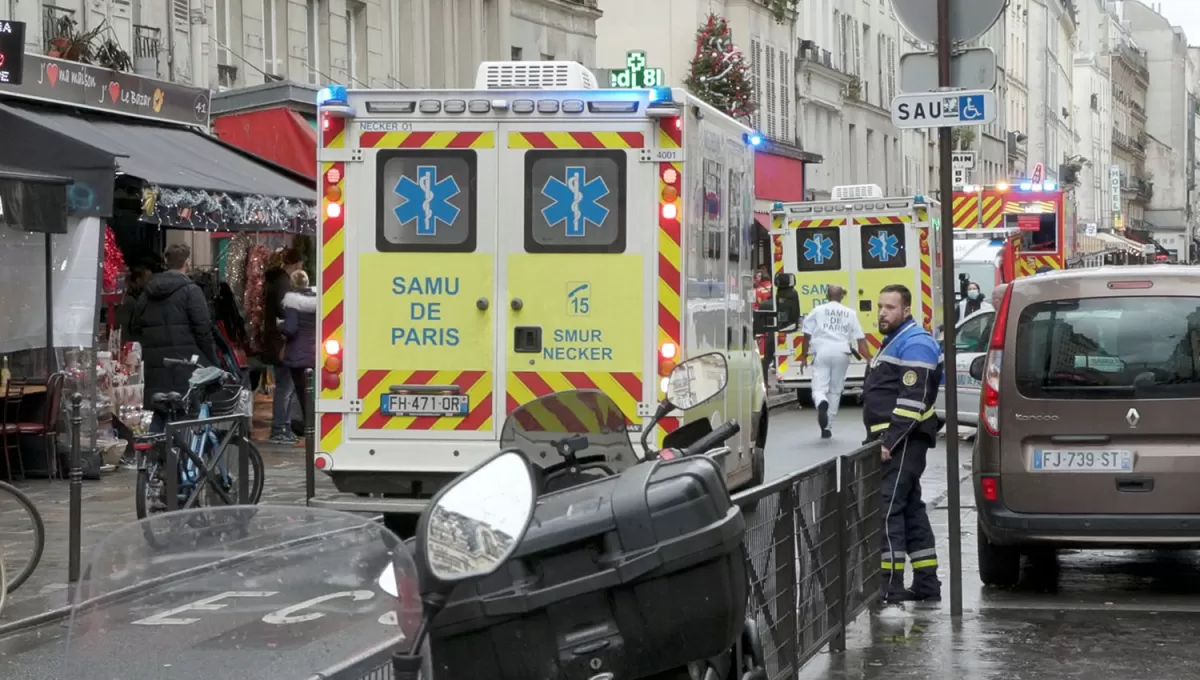 HERIDOS. Además de las víctimas, tres personas permanecen hospitalizadas después de los ataques ocurridos al norte del río Sena, en París.
