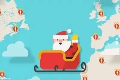 La ruta de Papá Noel: cómo seguir en “tiempo real” el recorrido del trineo