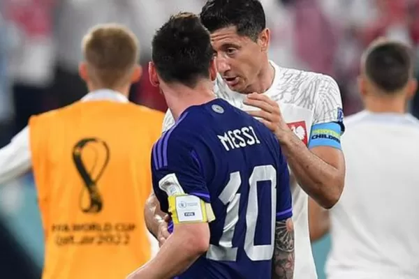 Lewandowski elogió a Messi: es el futbolista con el que cualquier delantero soñaría jugar