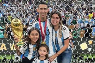 La sorpresa de Jorgelina Cardoso que hizo llorar a Ángel Di María