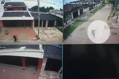 Video: dos delincuentes armados robaron una bicicleta en Villa Alem