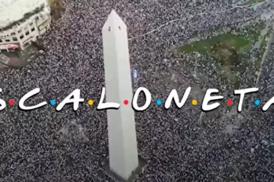 Video viral: la creativa versión de la Scaloneta en modo Friends