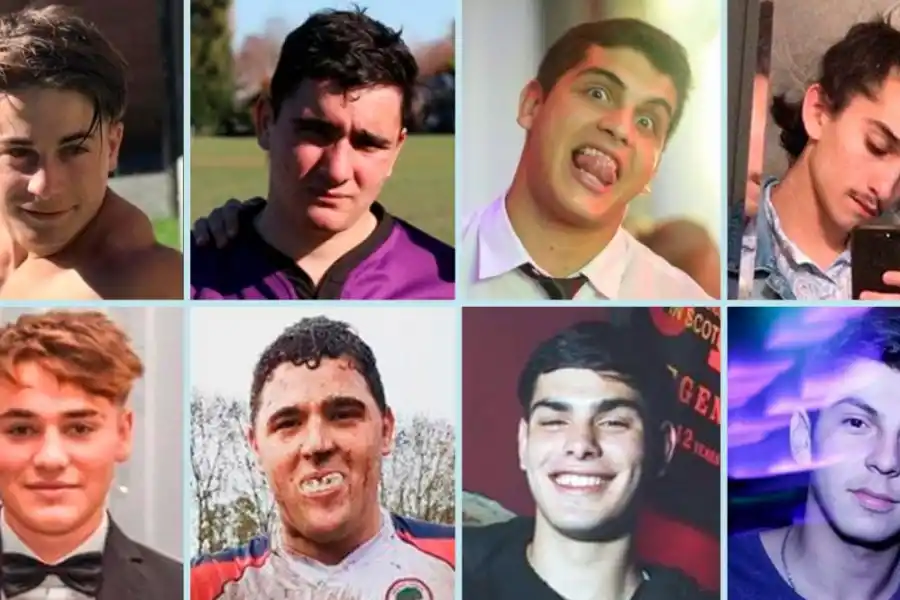 Los ocho rugbiers imputados por el crimen de Fernando Báez Sosa