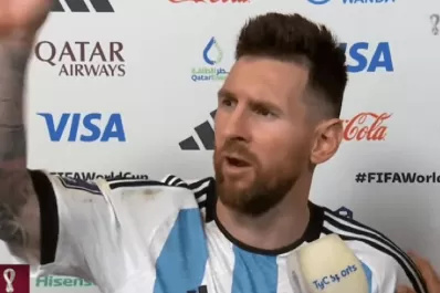 Pidieron registrar como marcas las frases de Messi ¿qué mirás bobo? y ¡andá pa' allá!