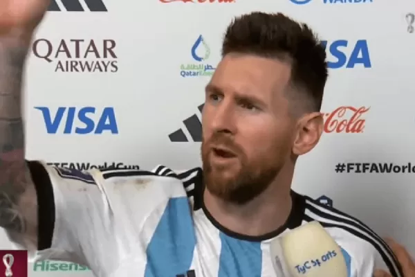Pidieron registrar como marcas las frases de Messi ¿qué mirás bobo? y ¡andá pa' allá!