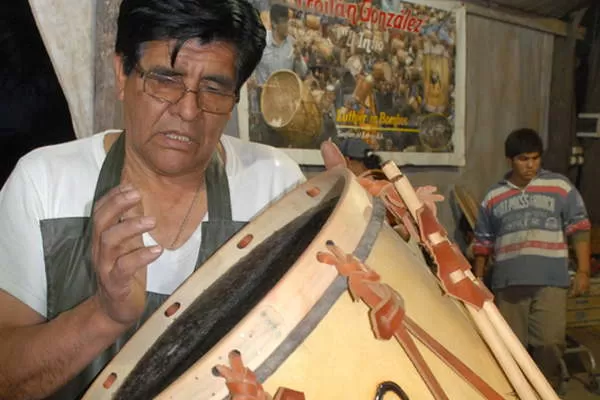 CORAZÓN DE PARCHE. Froilán González fue reconocido en Artesanías.