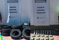 Secuestraron paquetes de hojas de coca y una docena de cubiertas