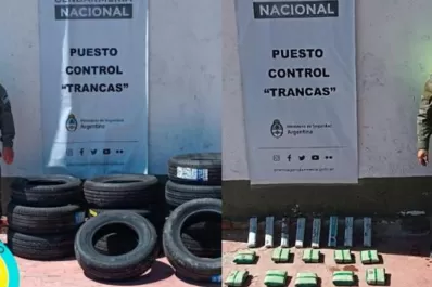 Secuestraron paquetes de hojas de coca y una docena de cubiertas
