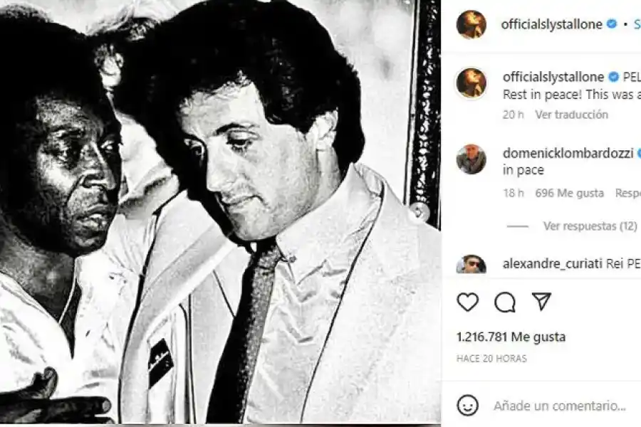 El día en el que Pelé fue estrella de cine junto a Sylvester Stallone en Escape a la Victoria