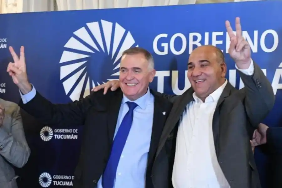 Osvaldo Jaldo y Juan Manzur.