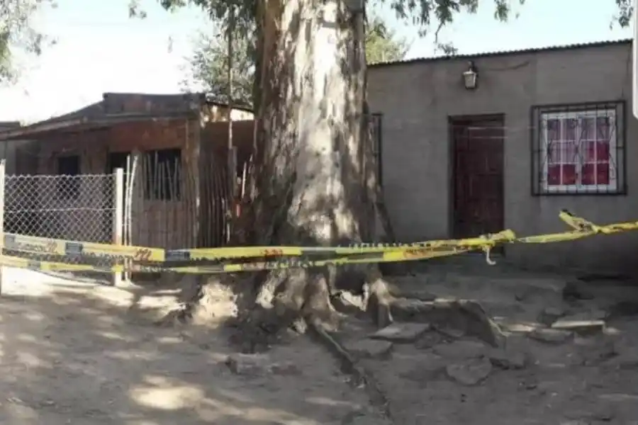 UN DRAMA. La casa donde fue ultimado el menir Yulián Álvarez por su propia madre.