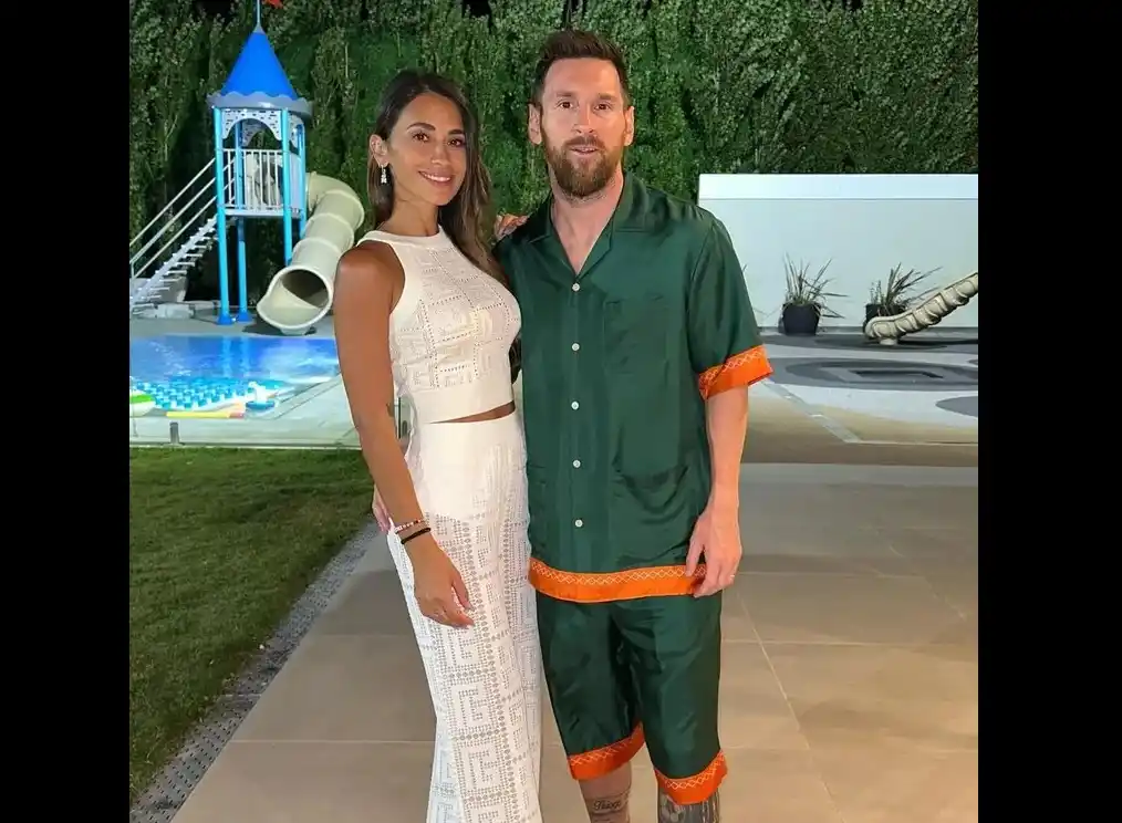 El look de Messi para recibir el Año Nuevo no pasó desapercibido