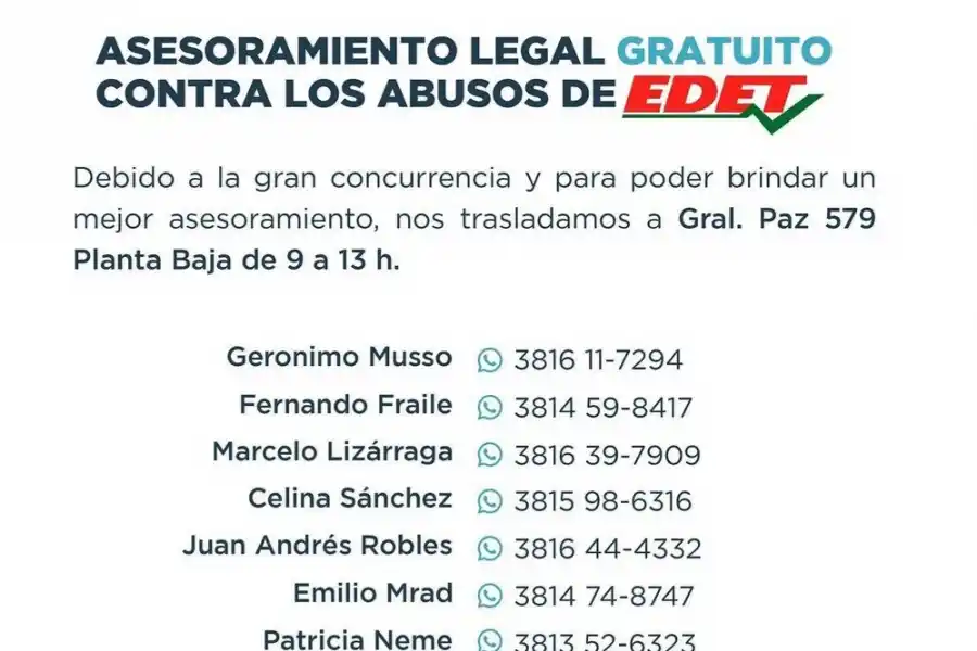 Cisneros abre nuevas oficinas para actuar contra EDET