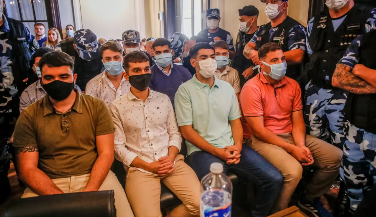 Los ocho rugbiers acusados de matar a Fernando Báez Sosa