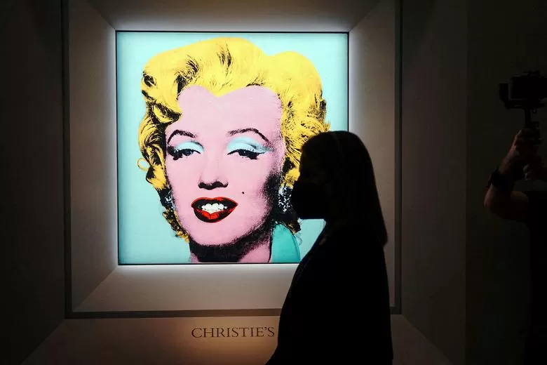 MARILYN. La serigrafía de Andy Warhol realizada en 1964 sobre la famosa actriz rozó los U$S 200 millones. reuters