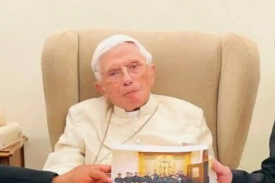 CON MIRAS A SU FUNERAL. Benedicto XVI dejó instrucciones para que sus exequias se celebren de una manera simple y sin demasiados lujos. 