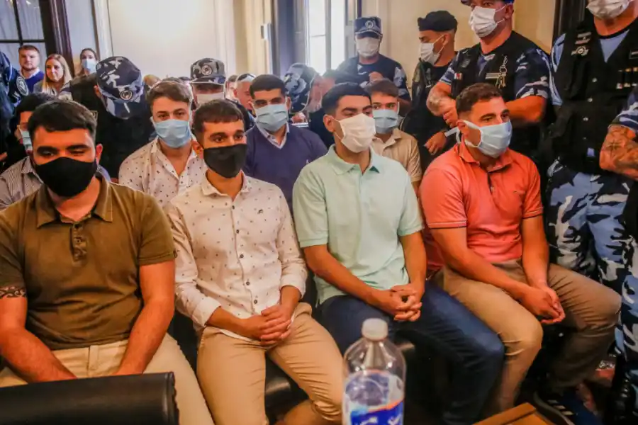 Los ocho rugbiers acusados de matar a Fernando Báez Sosa