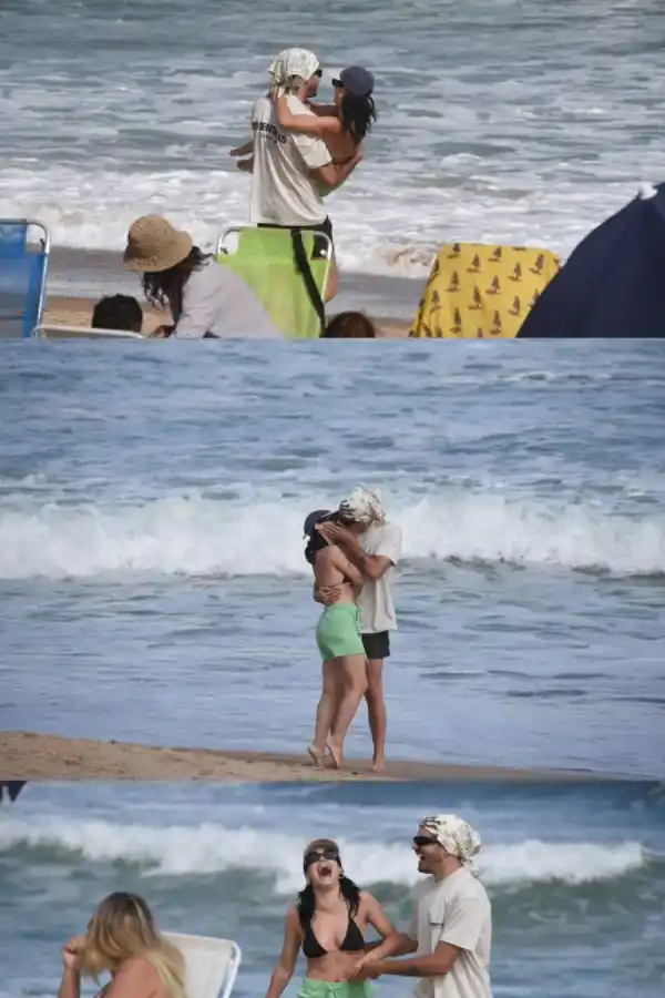 Fiel a su estilo, Lali y un amigo protagonizando 