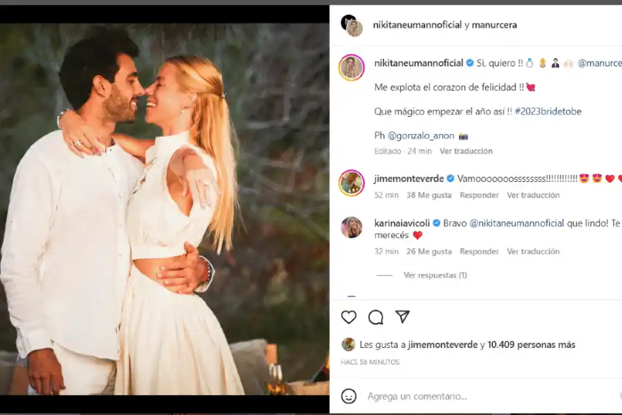 Foto tomada de Instagram: @nikitaneumannoficial