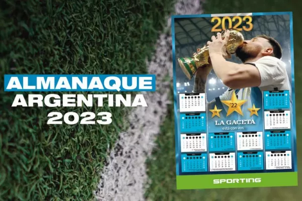 LA GACETA te regala un almanaque 2023 de Argentina Campeón del Mundo