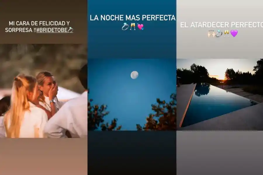 Secuencia del compromiso de Nicole Neumann con Manu Urcera