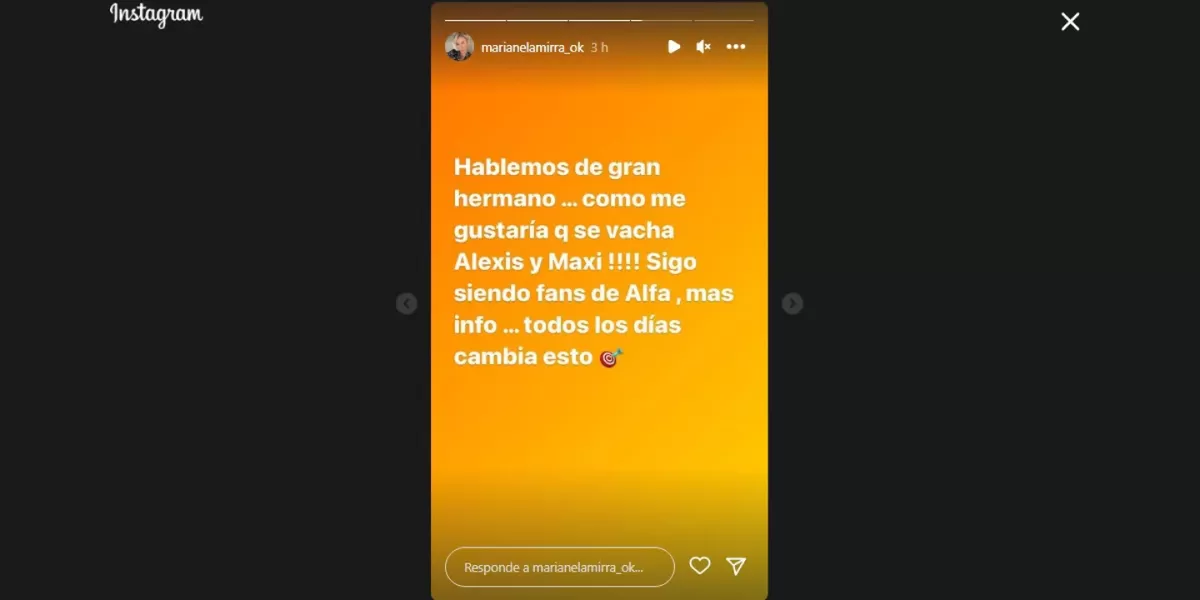 Gran Hermano 2022: cómo es la fuerte campaña de Marianela Mirra para que Maxi y “el Conejo” sean eliminados