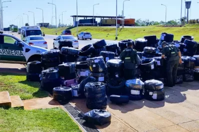 Secuestraron más de 300 neumáticos que eran transportados sin aval legal