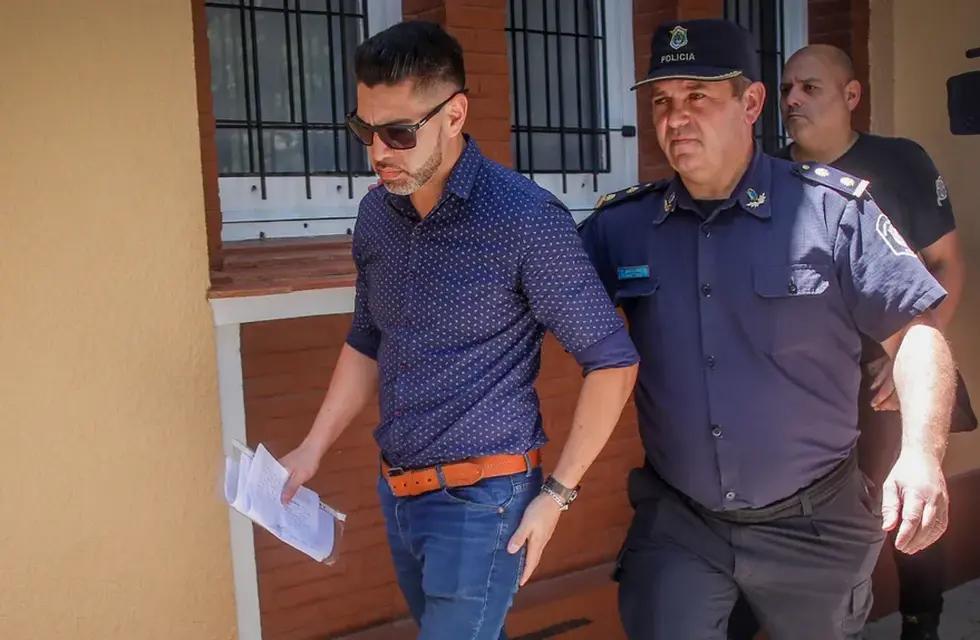 Marcos Acevedo, el taxista, también declaró como testigo.
