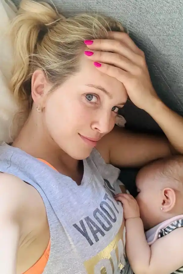 Luisana Lopilato junto a su hija Cielo