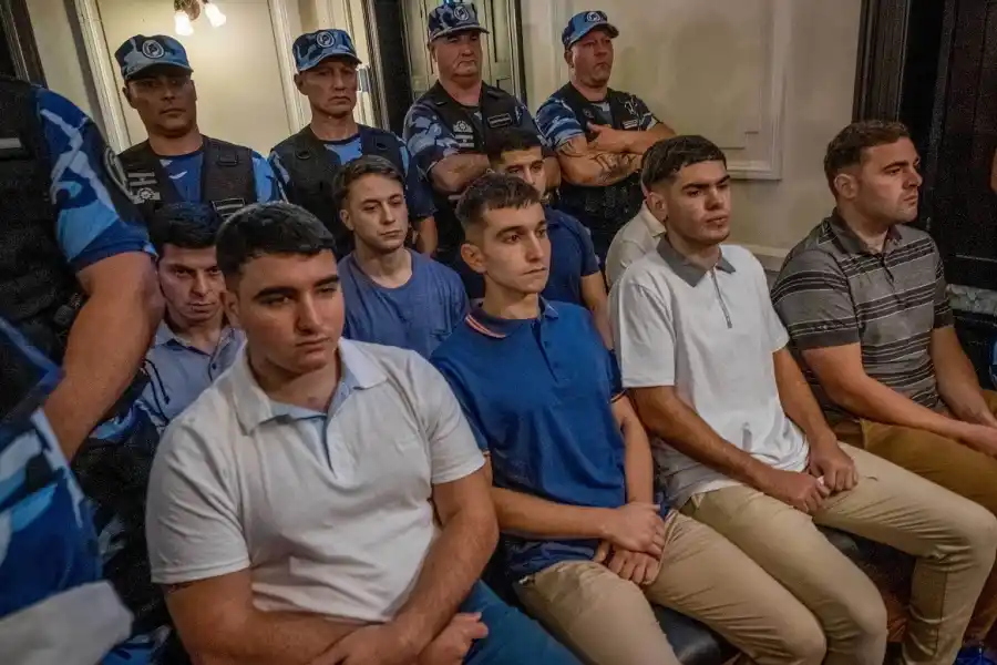 Los ocho rugbiers acusados de matar a Fernando Báez Sosa