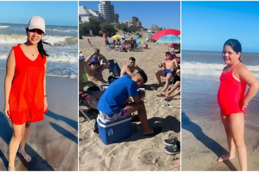 Parte de la familia Messi vacaciona en Villa Gesell.