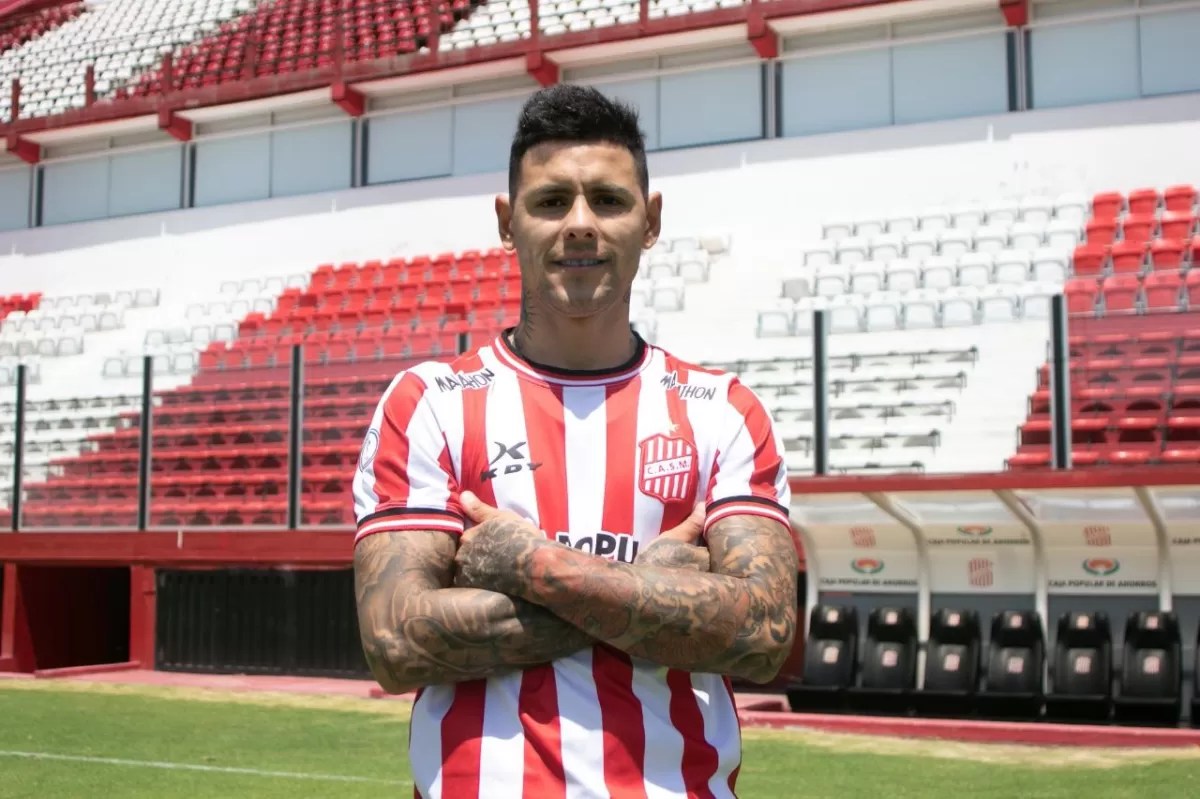 Matías Pardo ya es un jugador del Santo. 