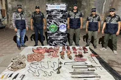 Leales: secuestran casi 100 kilos de carne y un animal faenado producto de abigeato