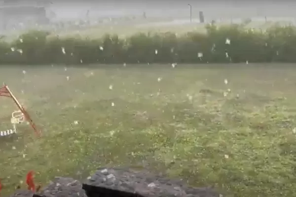 Granizo en Tafí del Valle: impactantes videos y fotos