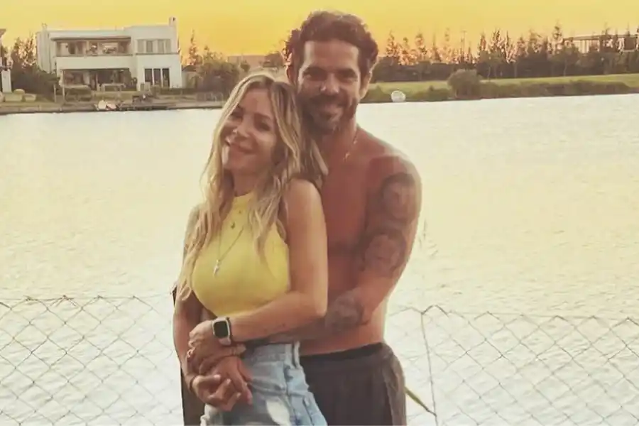 Fernando Gago y su nueva novia.