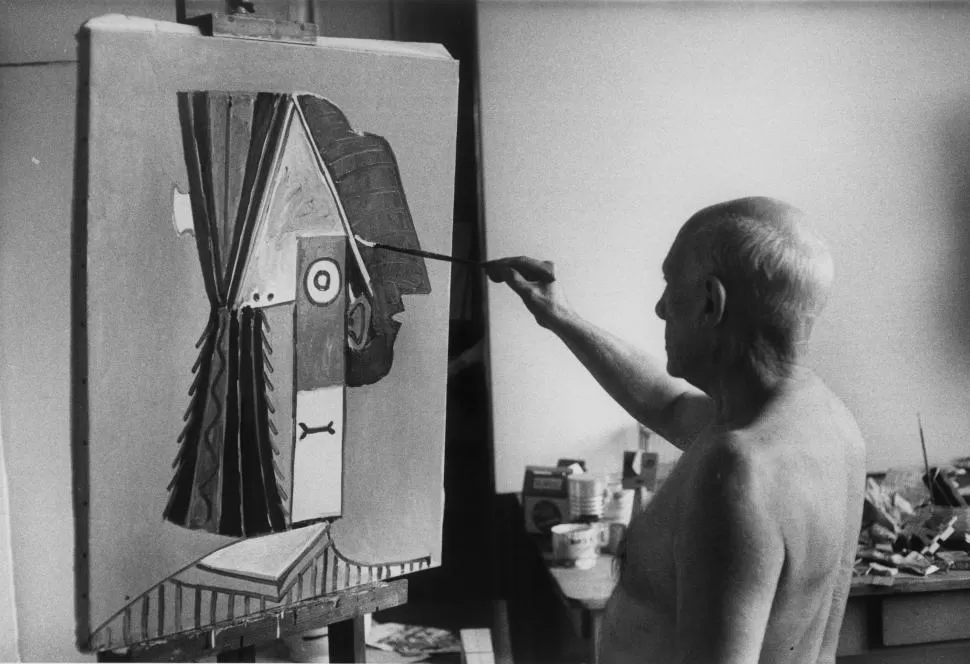 EN PLENA CREACIÓN. Se cumplen 50 años del fallecimiento de Picasso. 