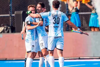 Los Leones debutaron a paso firme y vencieron a Sudáfrica en el Mundal de India