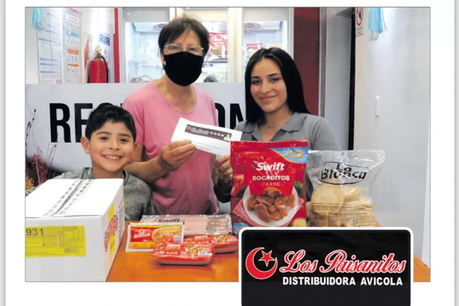 Olga Rosa Frías ganó una orden de compra en Los Paisanitos