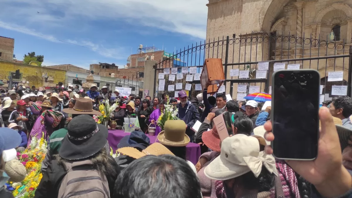 RIESGO. El cura taficeño dijo que está mencionado por algunos medios como una de las personas que azuza las marchas contra la presidenta de Perú.  