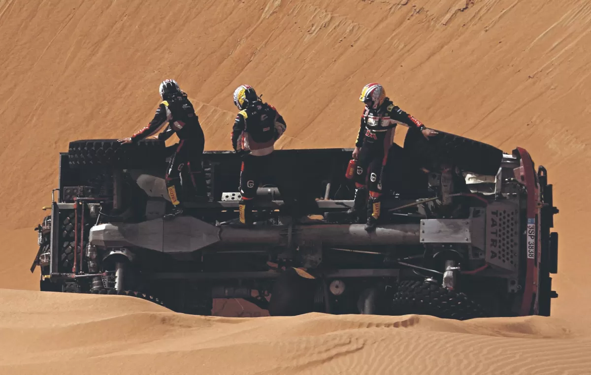 A DARLO VUELTA. Las dunas fueron una trampa.