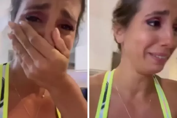Cinthia Fernández pasó un mal momento en la pileta de su casa: “Es inmundo”