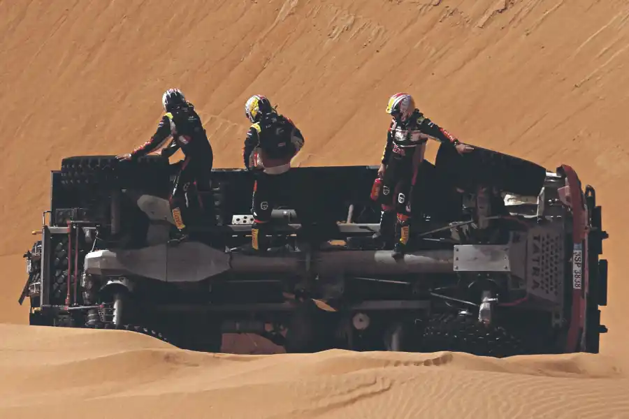 A DARLO VUELTA. Las dunas fueron una trampa.