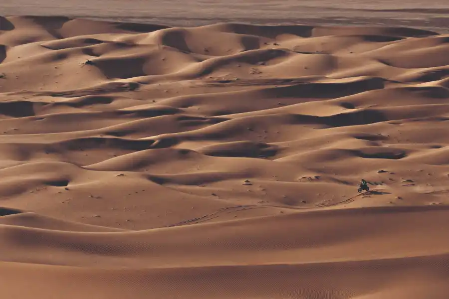 ARENAS. Los pilotos pasaron por el Empty Quarter, uno de los desiertos más grandes.